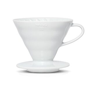 Hario V60 ceramic Coffee Dripper 02 White pour-over handmade in Japan nWOT